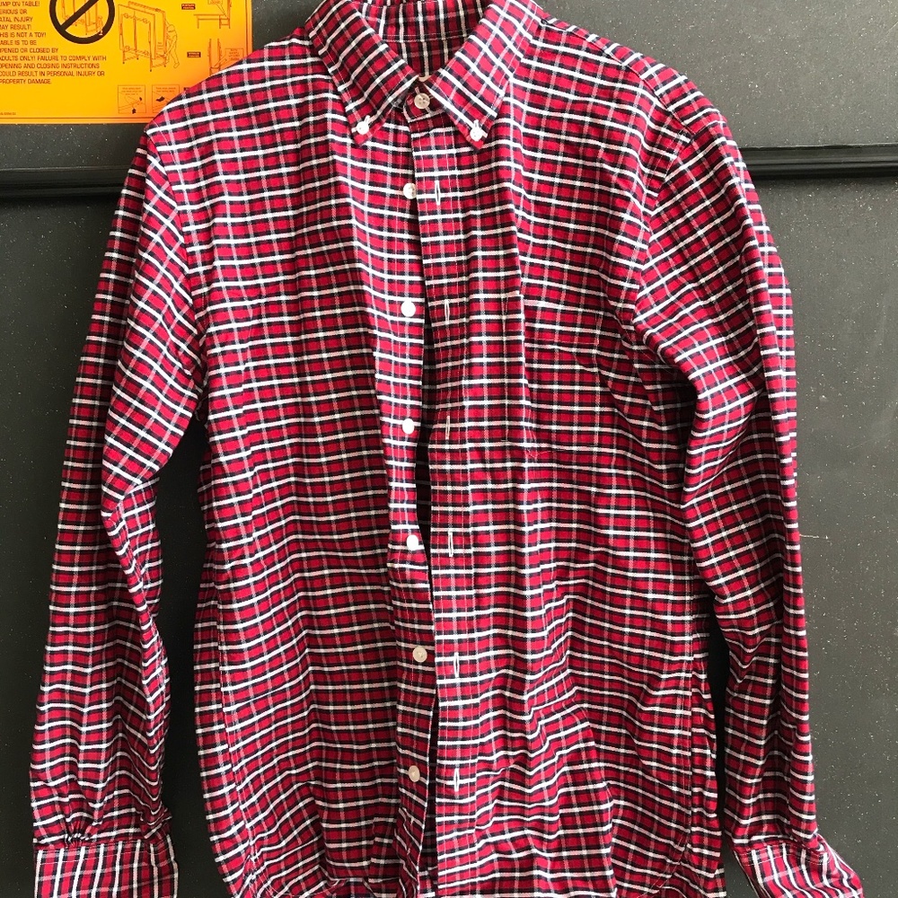 Red Flannel Brooks Brothers Shirt